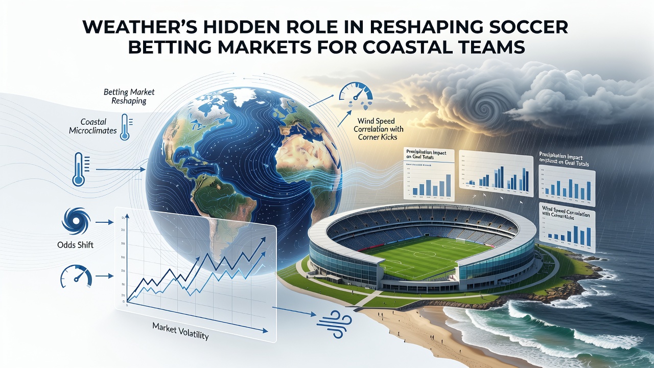 Betting market dashboard displaying live odds adjustments for coastal soccer matches